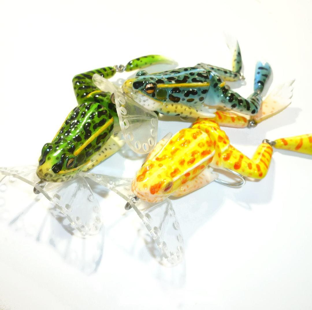 カエル型ルアー～シン・池野かわず君
