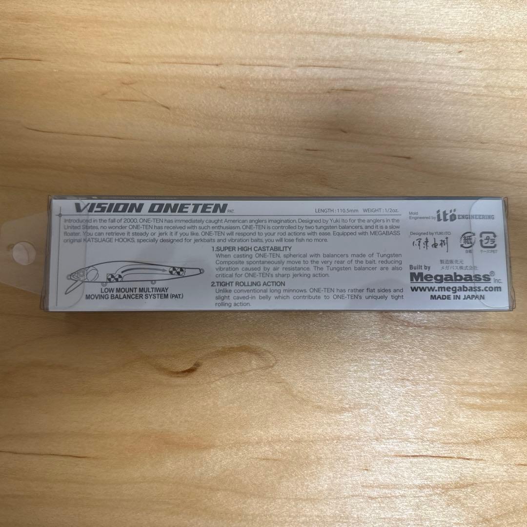 MEGABASS(メガバス)VISION ONETEN(sp-c) 新品、未使用