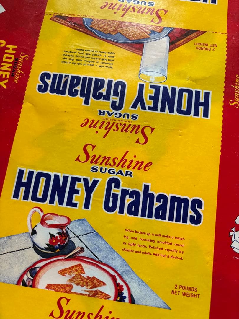 海外紙物　sugar honey grahamsラッピングペーパー50柄　ラスト
