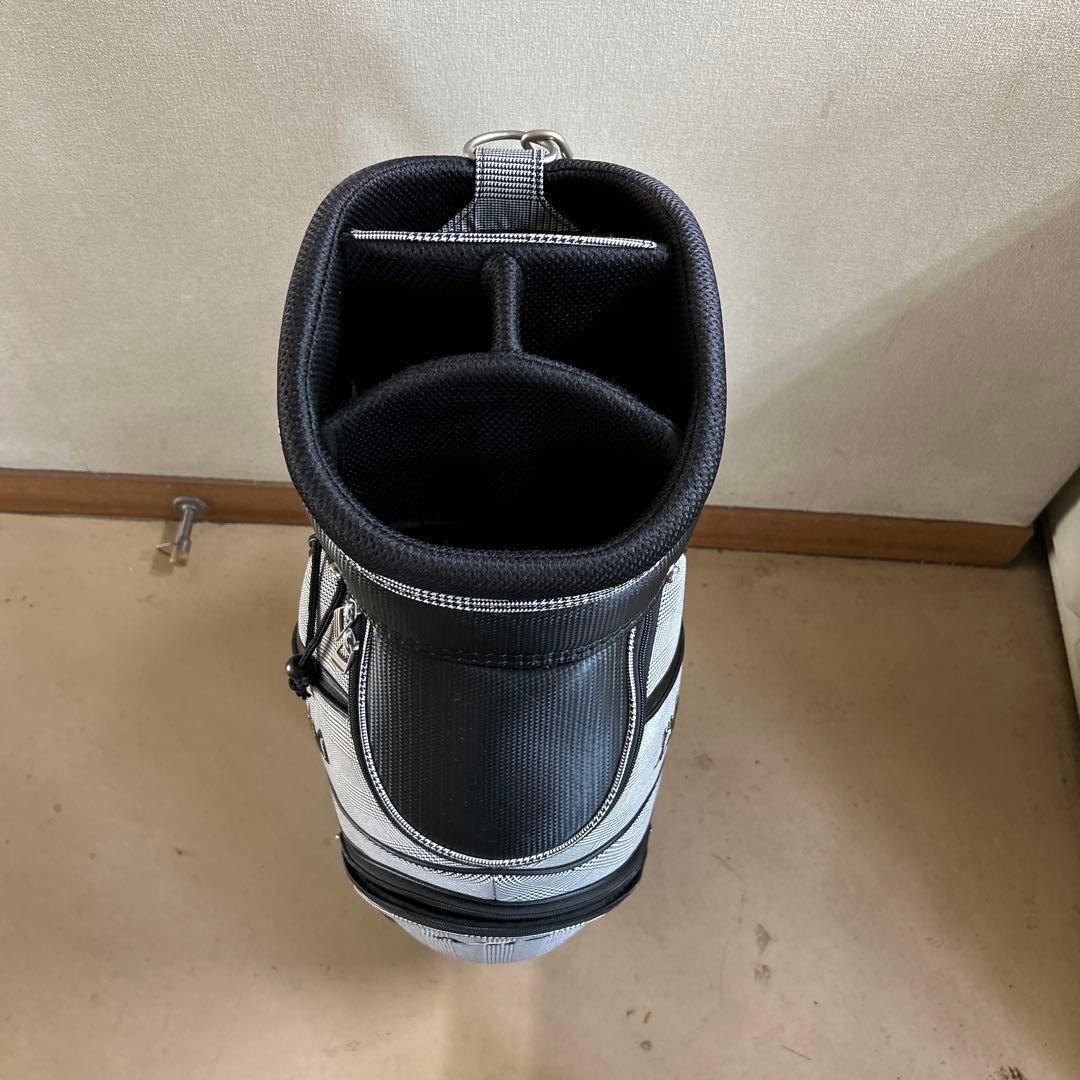 XXIO キャディバッグ チェック柄 グレー・ブラック