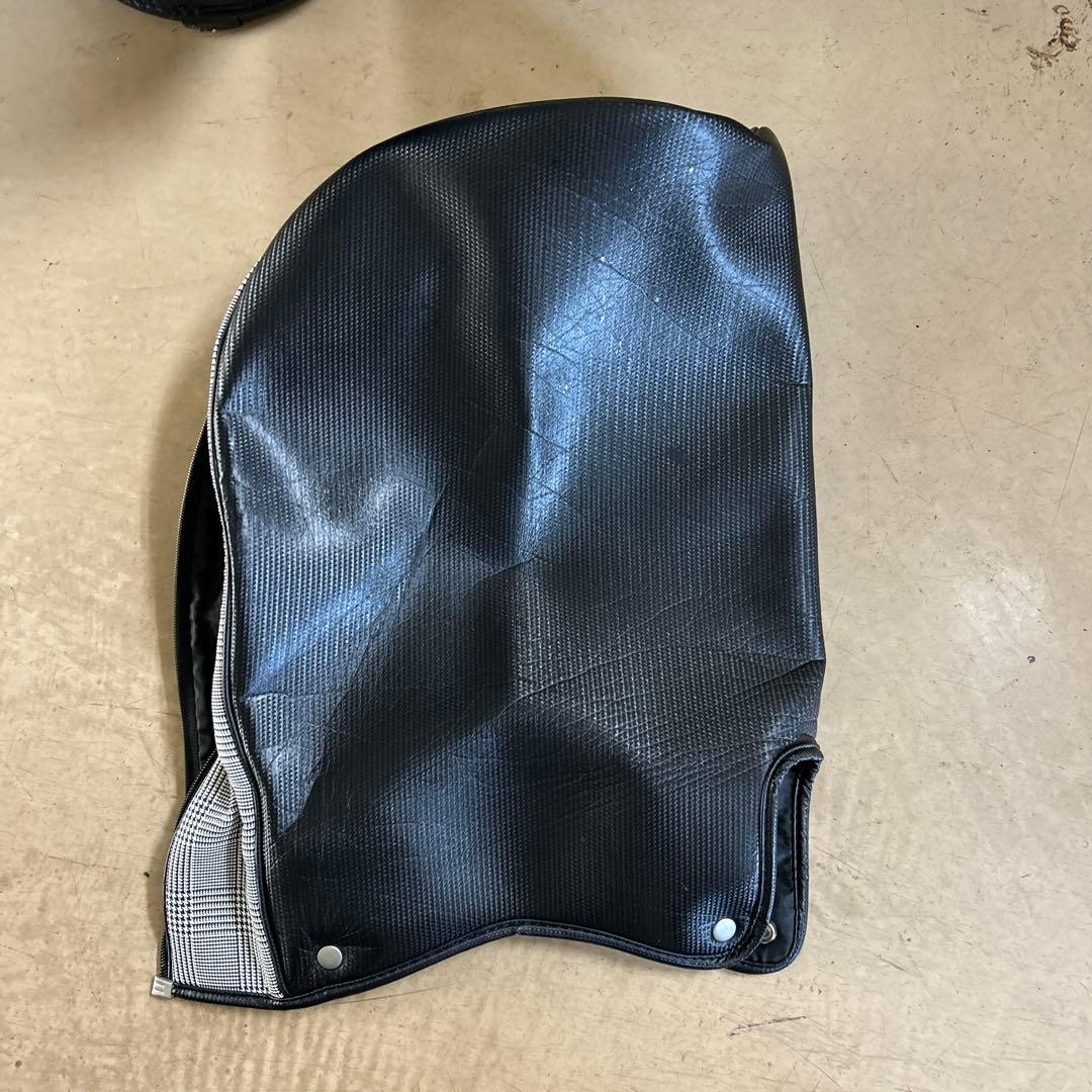 XXIO キャディバッグ チェック柄 グレー・ブラック