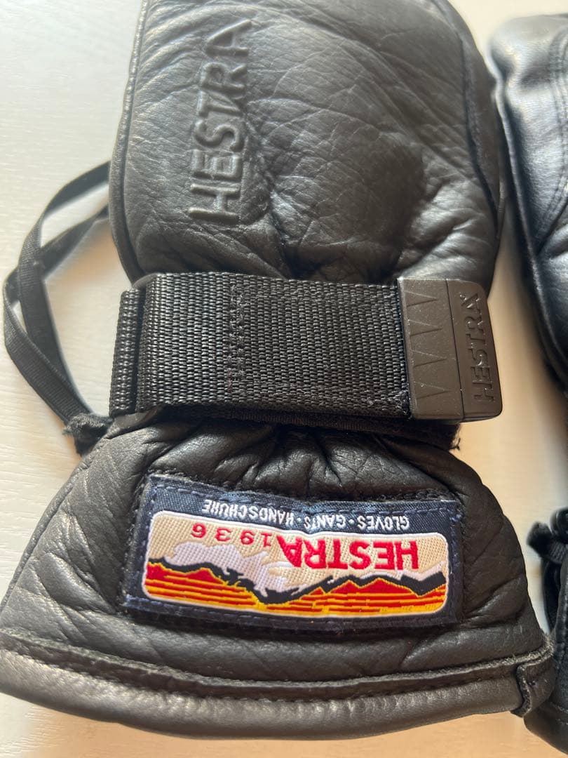 【美品】スノーボード・グローブ・HESTRA 3-Finger フルレザー