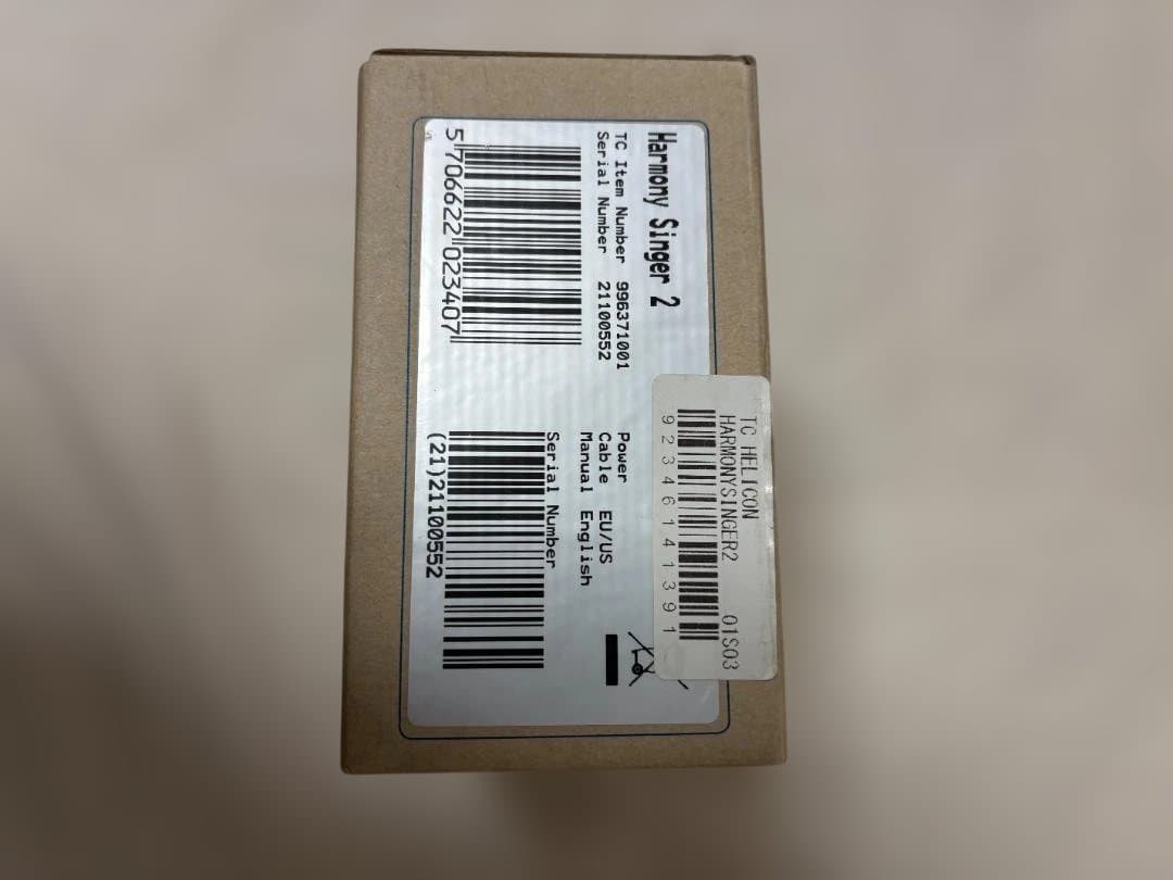 その他 TC-Helicon Harmony Singer 2