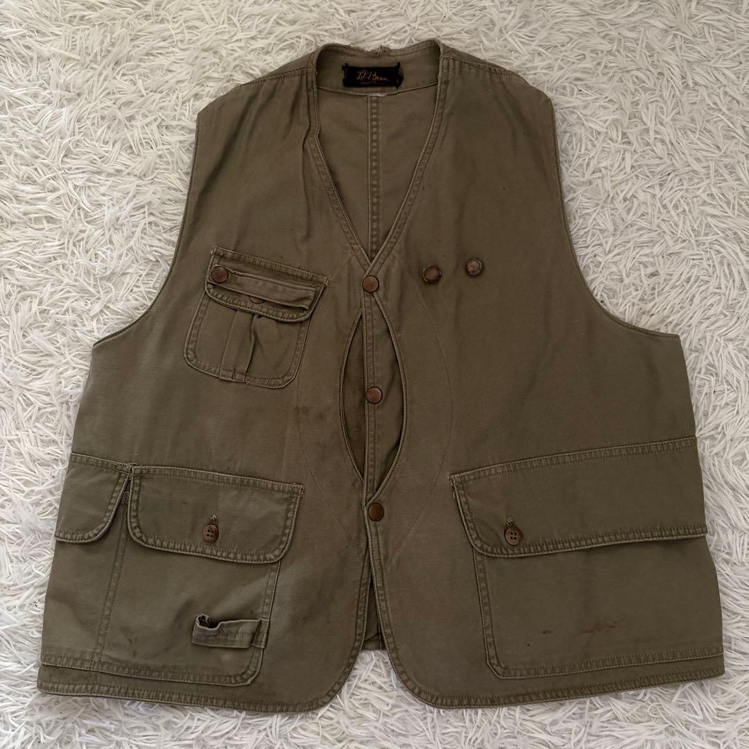 50s エルエルビーン LL BEAN フィッシングベスト ビンテージ