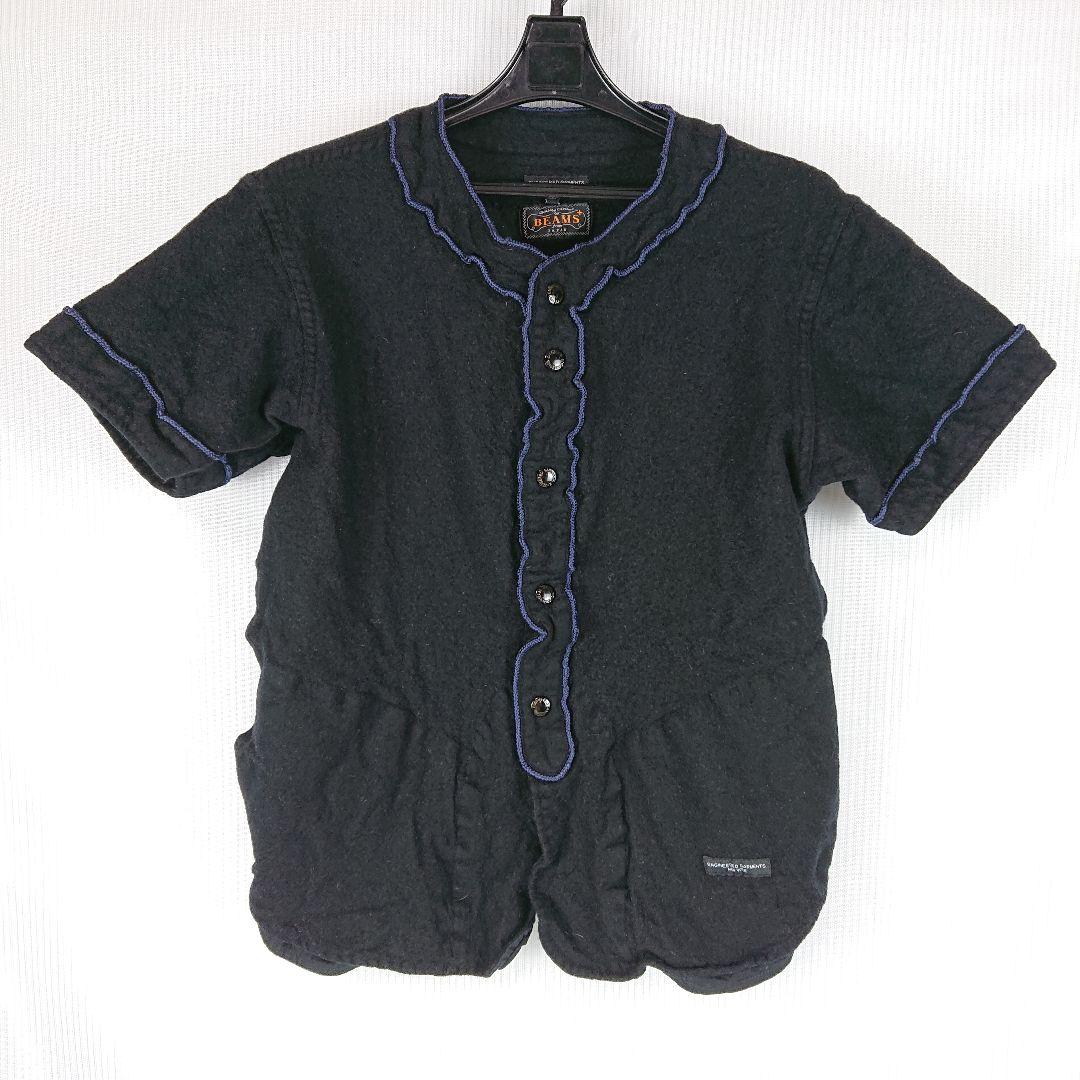 a810 エンジニアドガーメンツ× ビームス ウール ベースボールシャツ