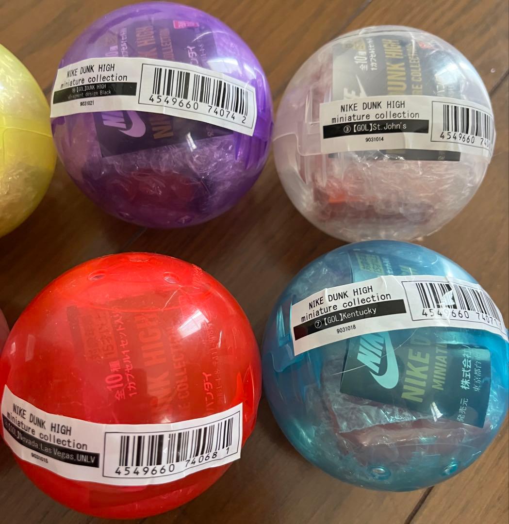 NIKE DUNK HIGH スニーカーガチャ バンダイ 8個 未開封