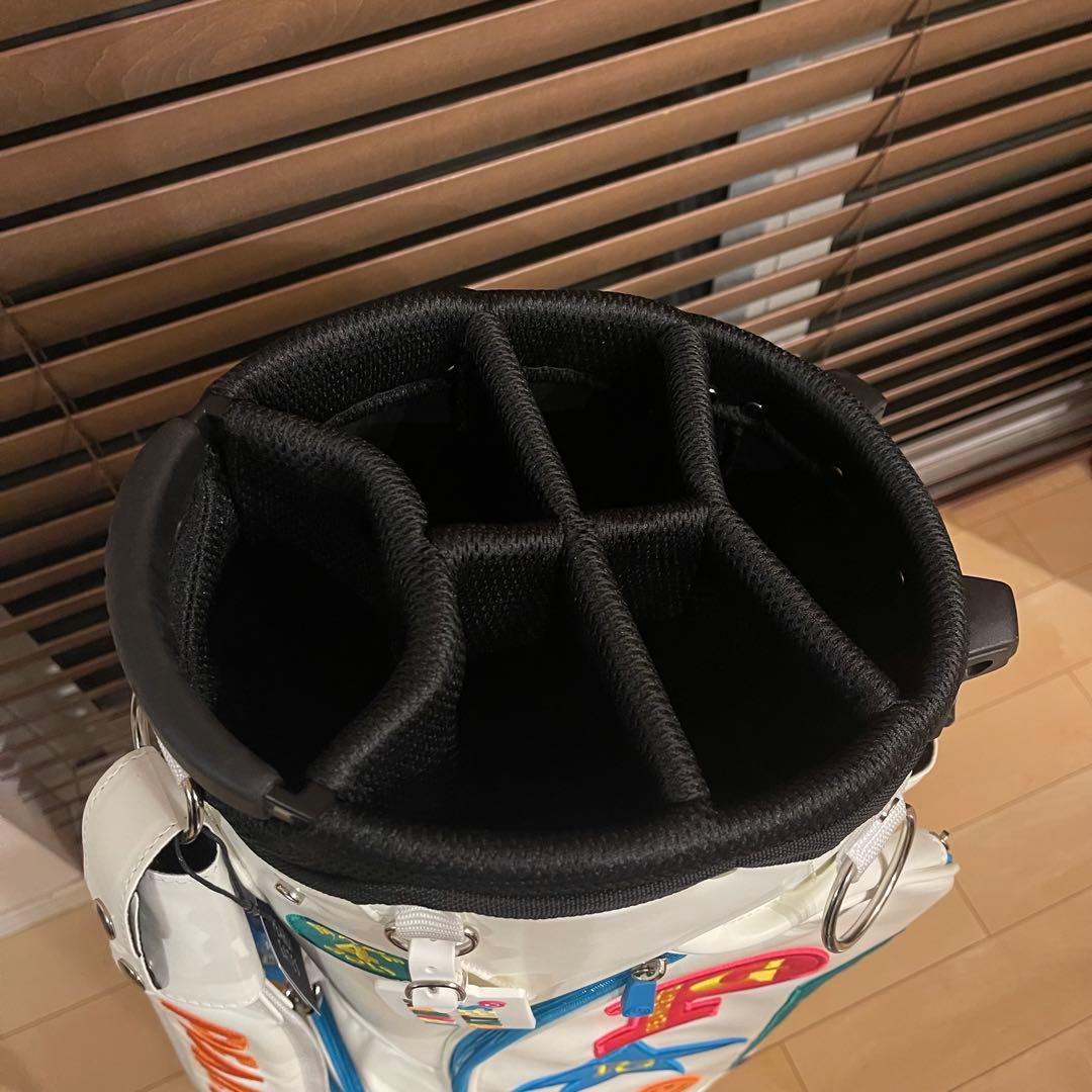 【即発送】PEARLY GATESパーリーゲイツ キャディバッグ ゴルフバッグ白