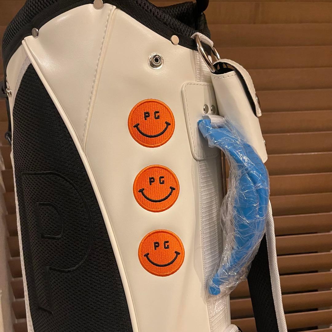 【即発送】PEARLY GATESパーリーゲイツ キャディバッグ ゴルフバッグ白