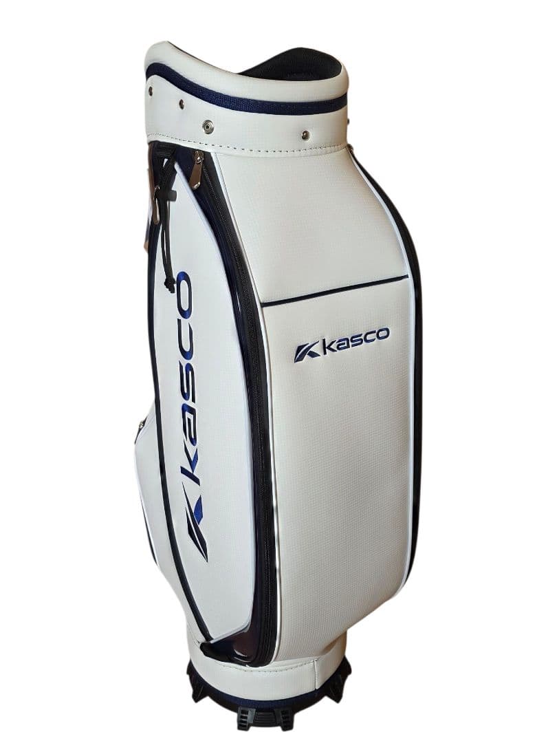Kasco キャディバッグ ホワイト/ネイビー