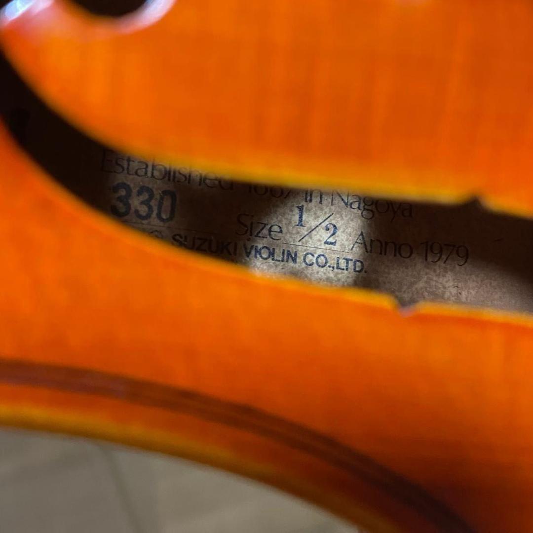 【弦新品】スズキ バイオリン No.330 1/2 1979年製 SUZUKI