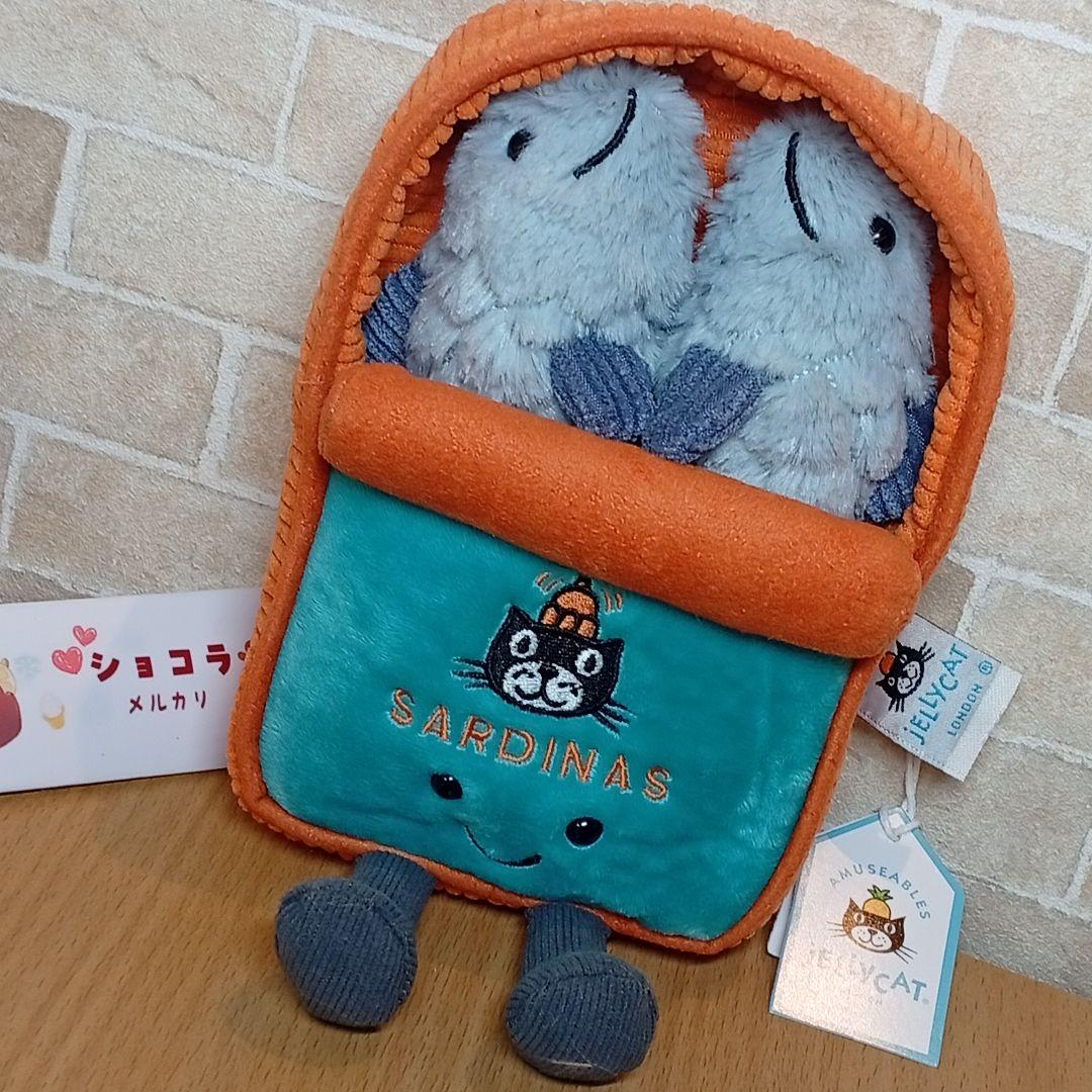  sardine tin オイルサーディン 魚 缶詰 ぬいぐるみ