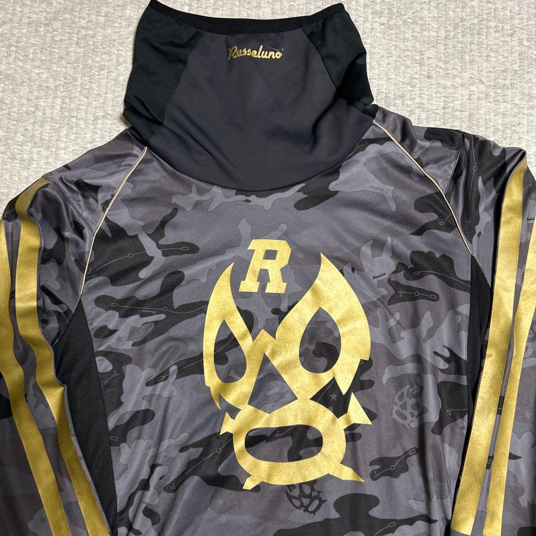 Russelno 迷彩柄 ハイネックシャツ メンズウェア