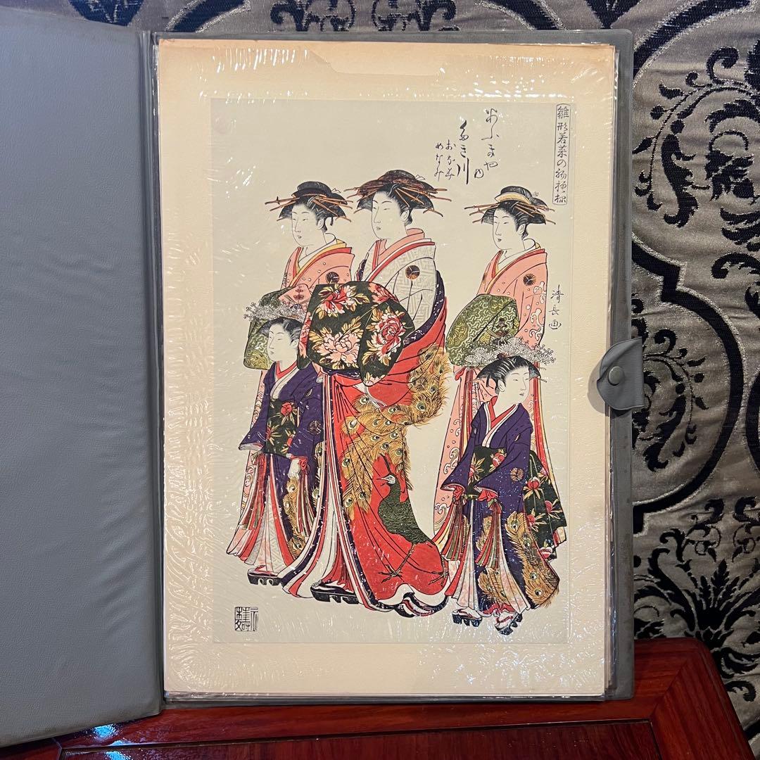 貴重　清長　鳥居清長 浮世絵名品選　集英社 kiyonaga Ukiyo-e