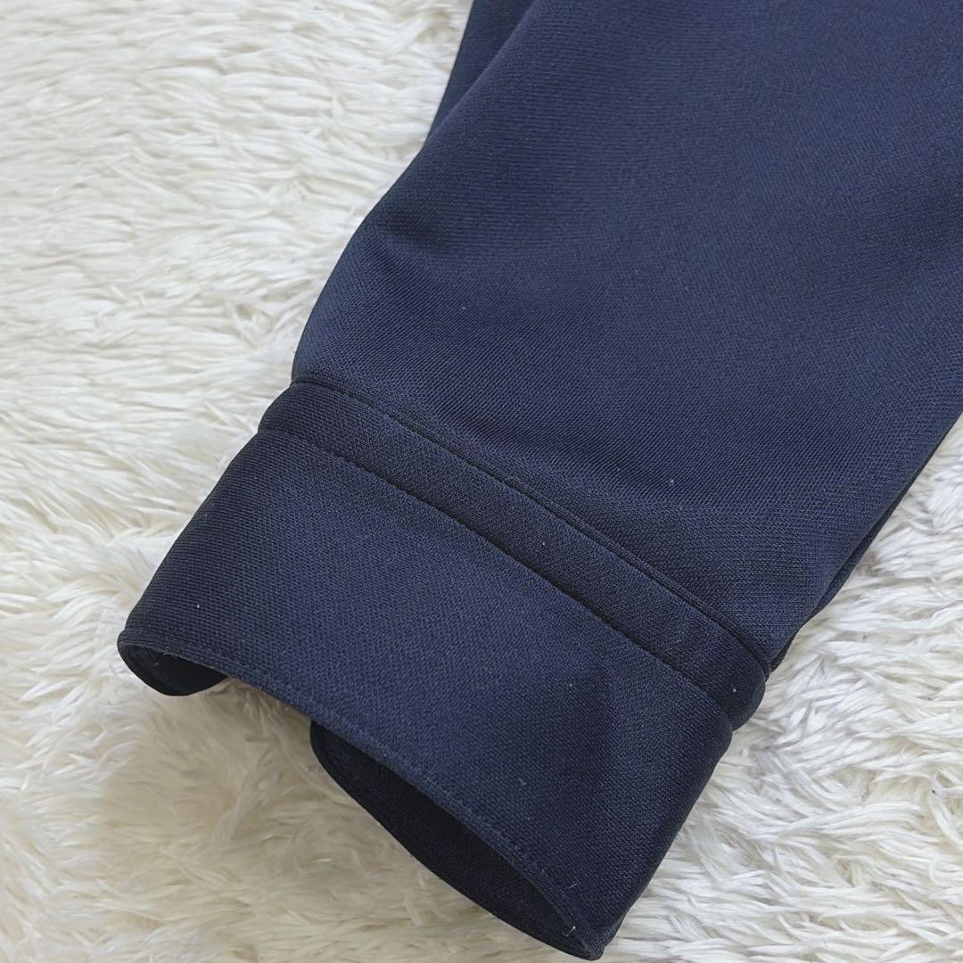 【美品】 BEAMS GOLF 長袖 ポロシャツ 裏フリース 日本製 XL 紺