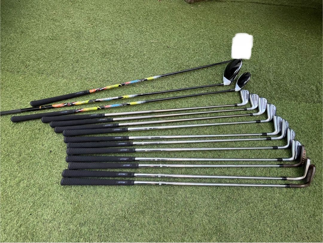 『最後の値下げ』カスタム フルセット！ワンレングスアイアン13本＋予備シャフト