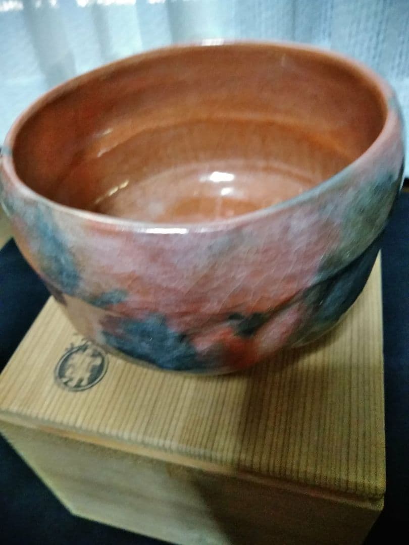 和楽造　赤楽茶碗