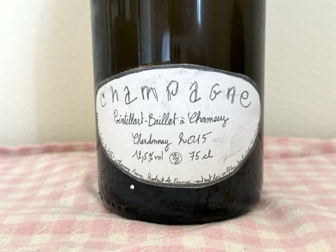 希少品　Bastien Pointillart Chardonnay 2015