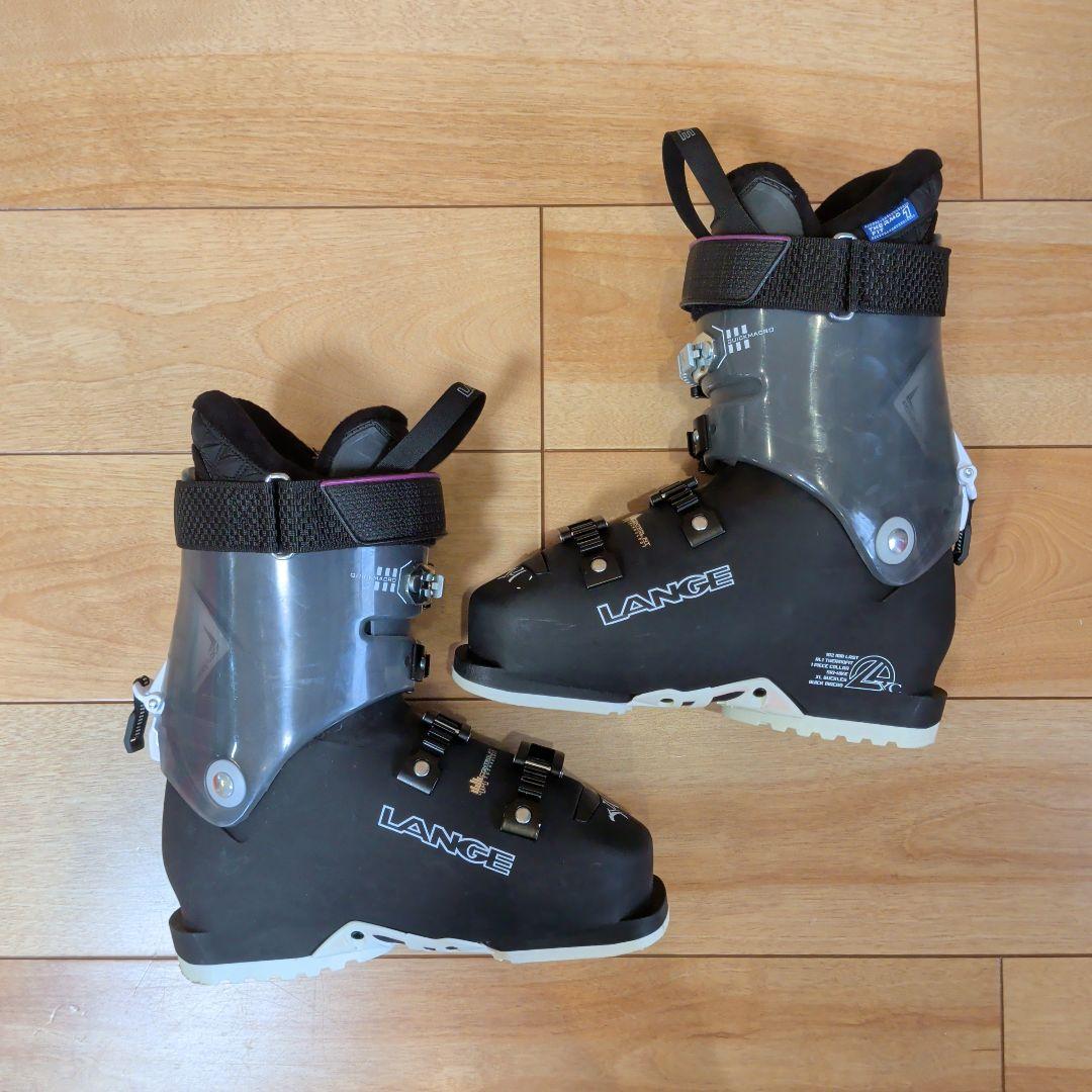 LANGE 女性用スキーブーツ ブラック 23.5cm