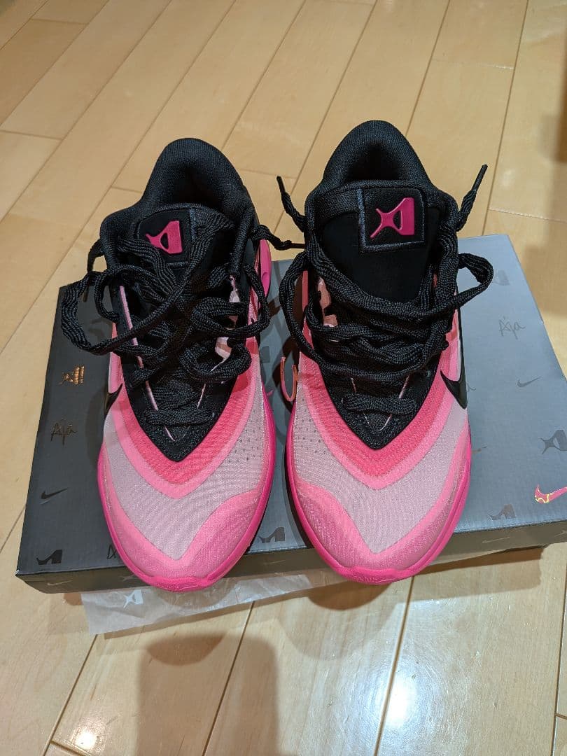 Nike A'ONE EPブラック/ハイパーピンク　23cm