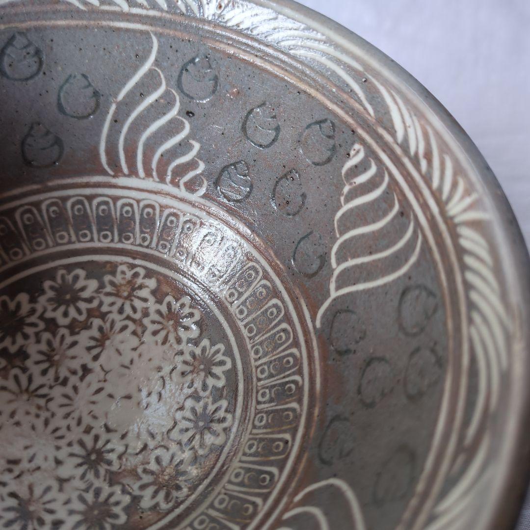 三島茶盌　駕洛窯　楽山