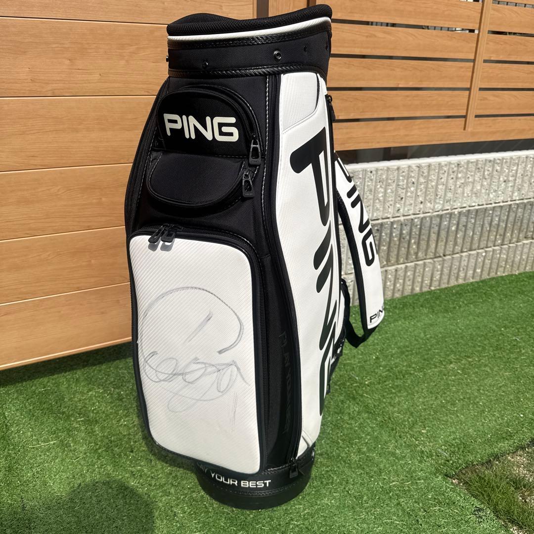 PING　キャディバッグ フラッグシップモデル ※蝉川泰果プロサイン入り