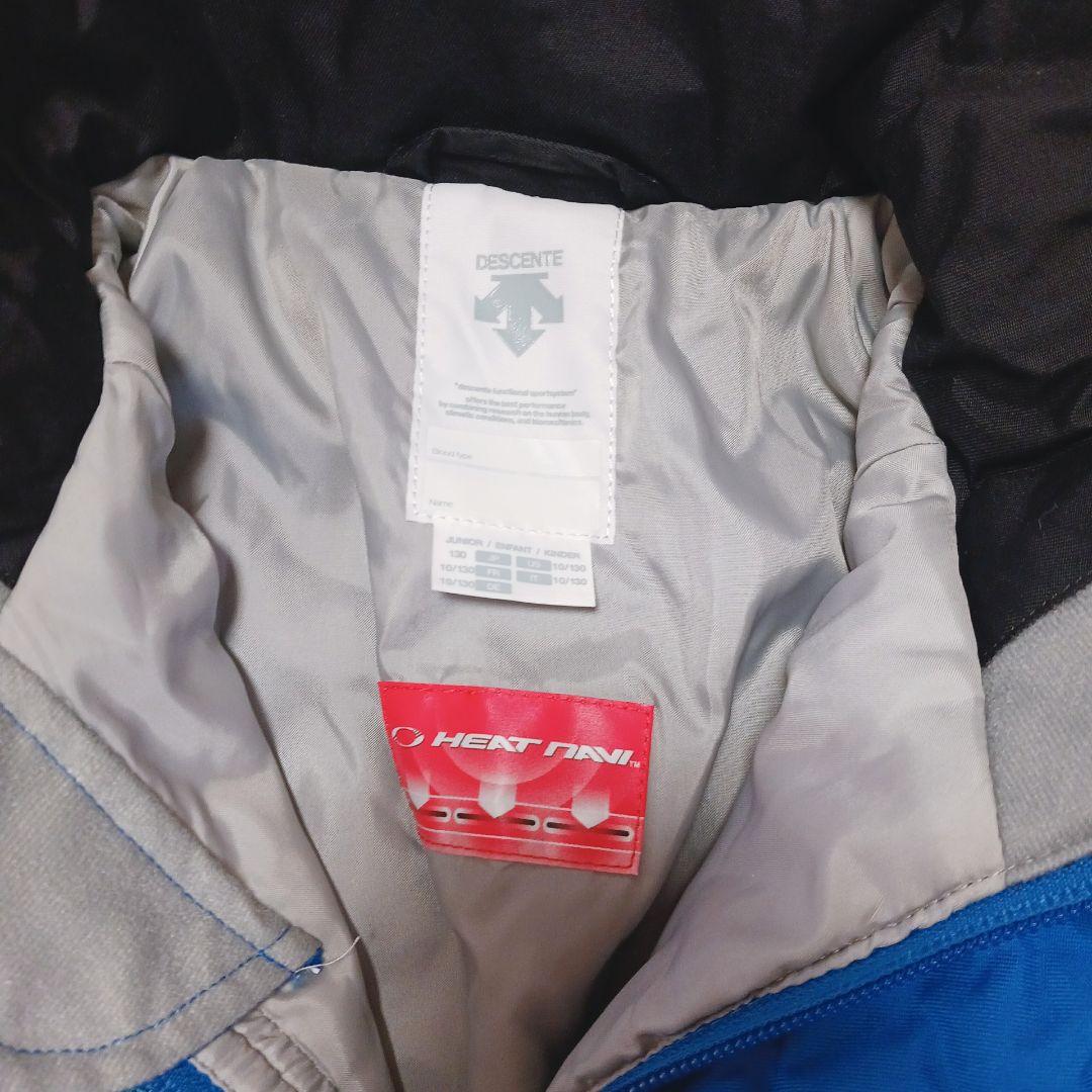 DESCENTE　ヒートナビ　スキーウェア　130 スノボ 上下 ロゴ