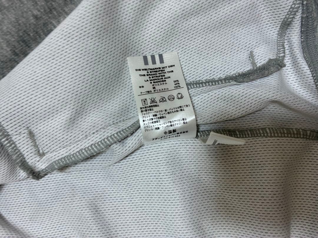 adidas ジャージ グレー ピンク