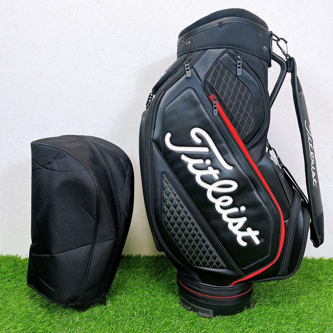 Titleist タイトリスト　キャディバッグ　ジェットブラック　ミドルサイズ