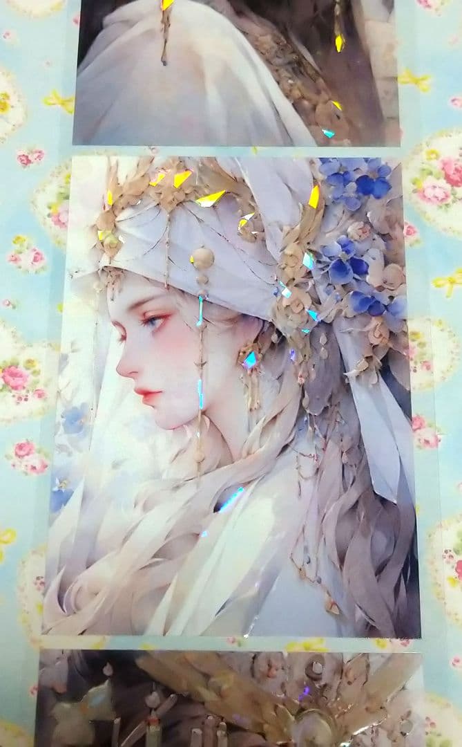 廃盤品✩J835＃旧约(贝壳光)听风芥尘切り売り海外人物女の子AIマステ