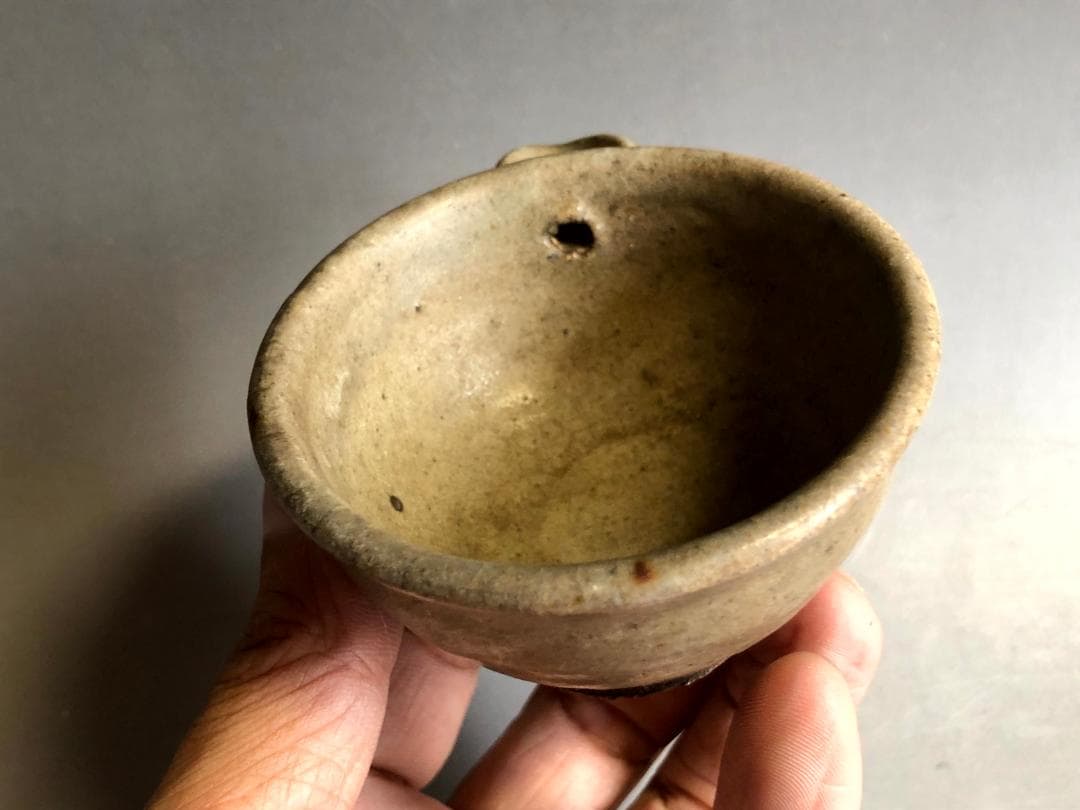 酒器■古唐津名品片口 江戸期 コレクター所蔵品 酒器 ぐい呑み 時代物 骨董品■