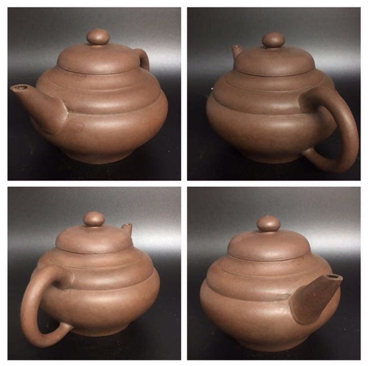 古美術 中国茶道具 紫砂壷【鉄画軒】在銘 紫砂壷 急須 煎茶道具