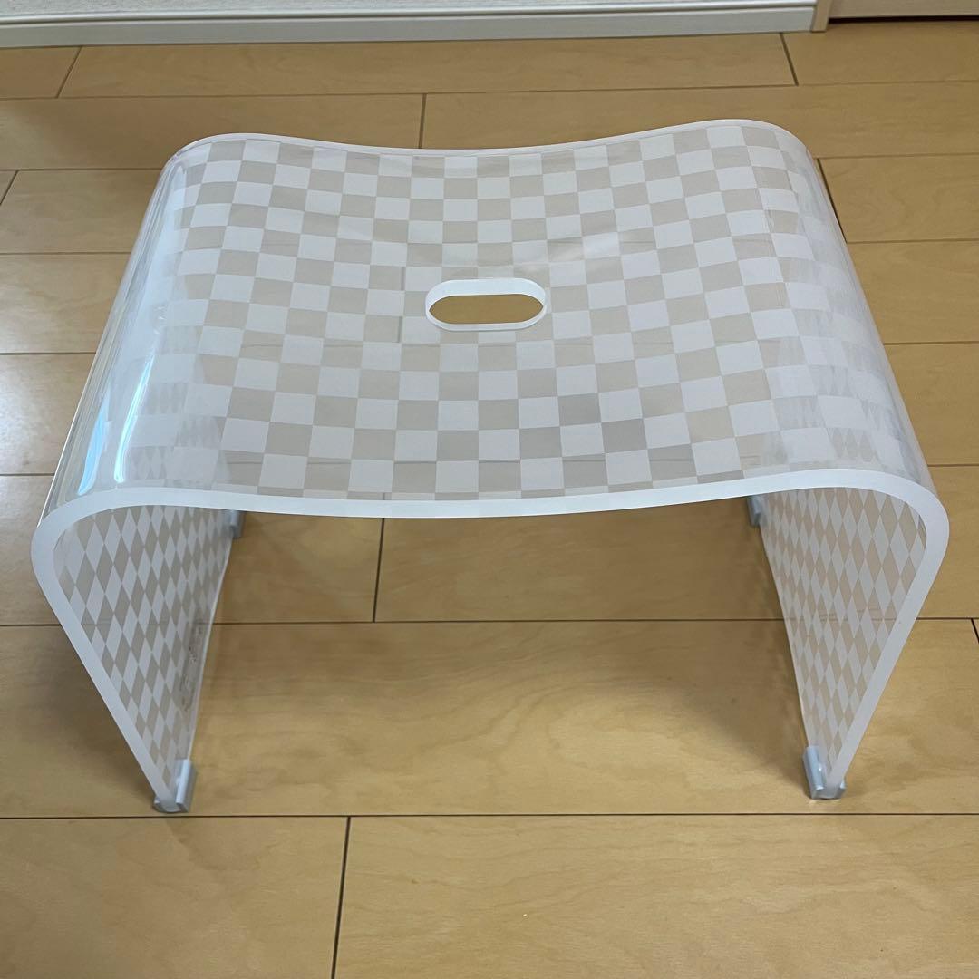 お得◎新品　アクリル　バスチェア　センコー　チェッカーL ウォッシュボール