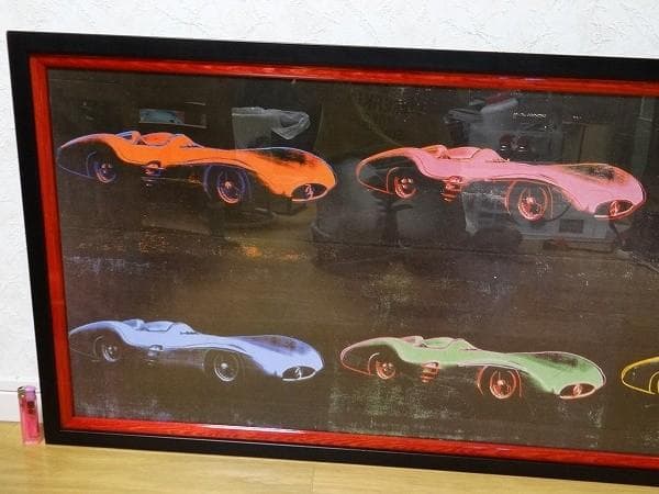 希少 アンディ・ウォーホル CARS 車 旧車 アートポスター 当時物