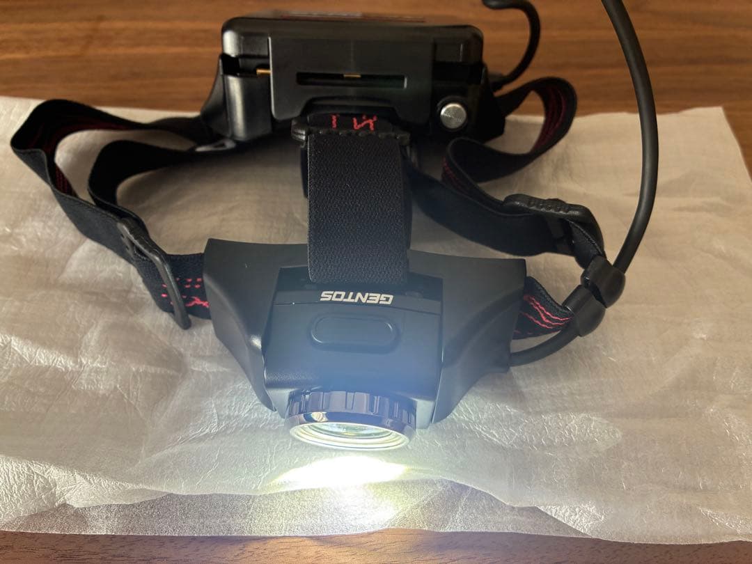 【新品未使用】ジェントス　ヘッドライト　500ルーメン