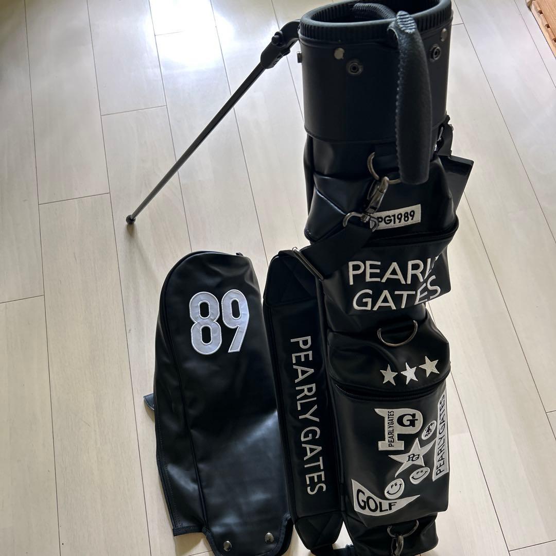 PEARLY GATES ブラック　パーリーゲイツ　セルフスタンドバック