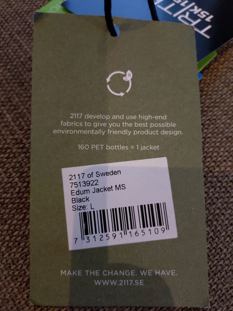《ひろ》美品 2117 of Sweden Edum ジャケット L 黒