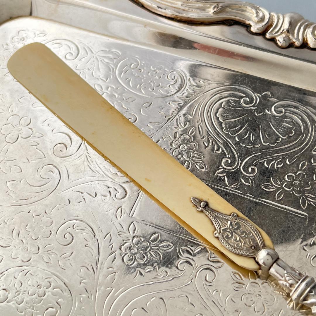 【Adie & Lovekin Ltd】【純銀ハンドル】レターナイフ 1889年