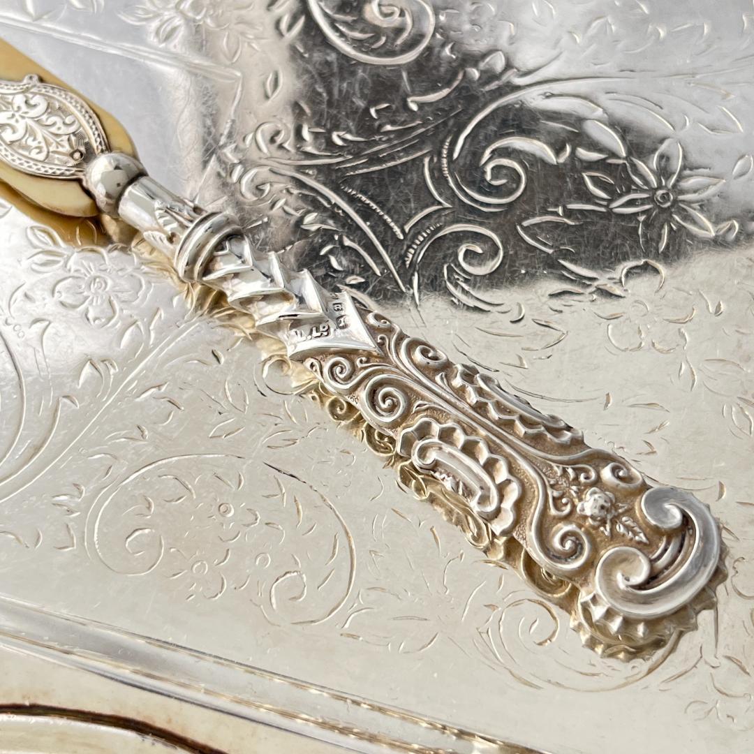 【Adie & Lovekin Ltd】【純銀ハンドル】レターナイフ 1889年