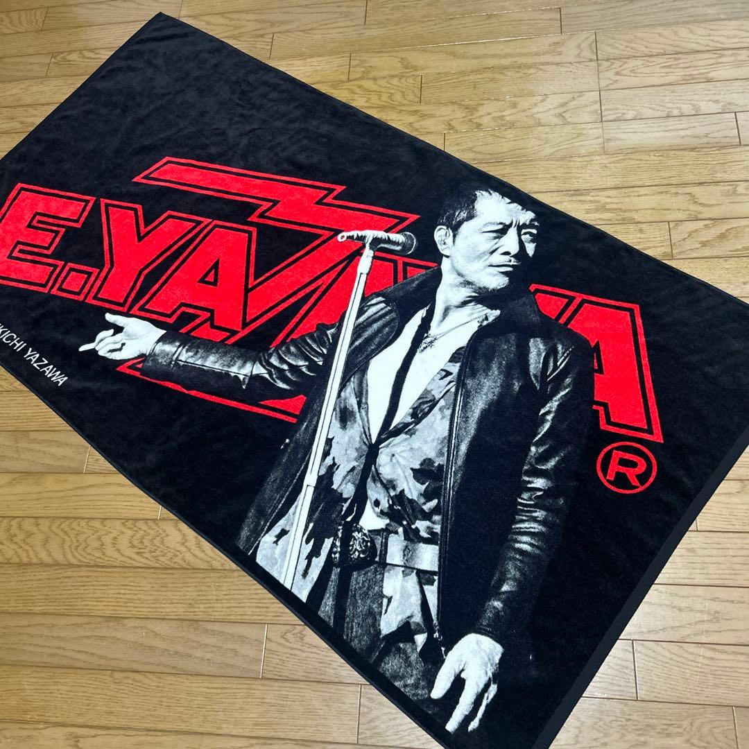 矢沢永吉　革ジャンシルエットスペシャルビーチタオル☆15日までの出品です！