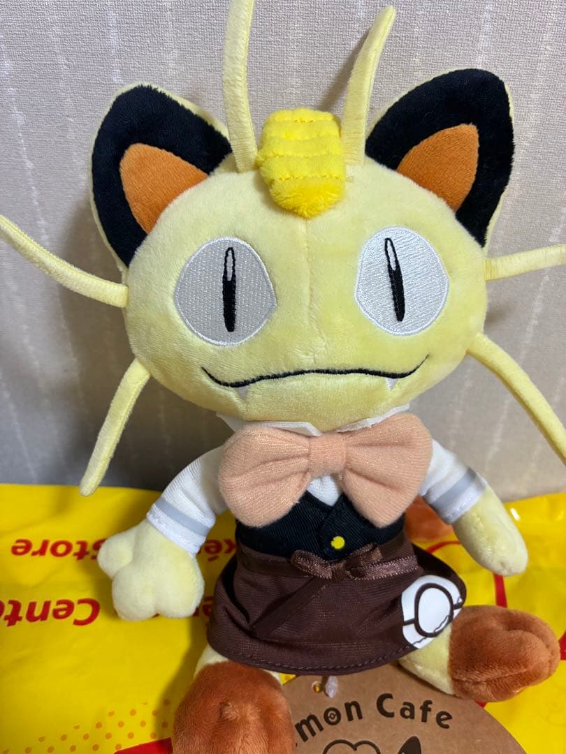 【タグ付き】 Pokemon Cafe ニャース ぬいぐるみ ポケモンカフェ