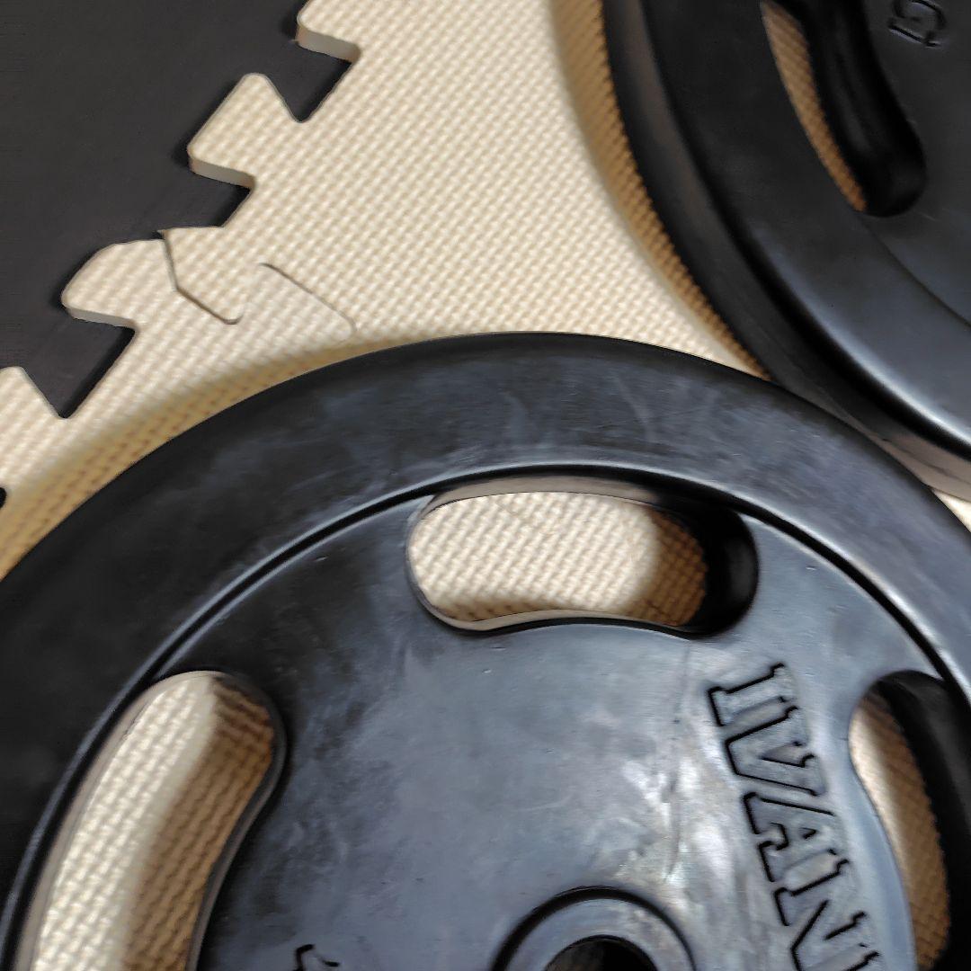 IVANKO ダンベルプレート 10kg 2枚セット ラバープレート 28mm