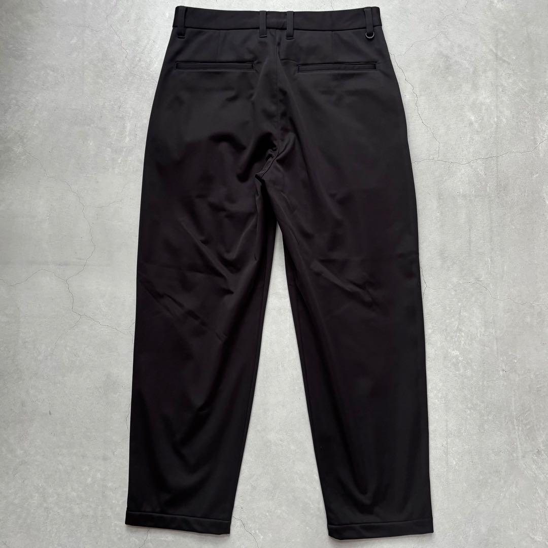 【美品】nano universe GOLF 防風裏フリース1タックパンツ 黒L