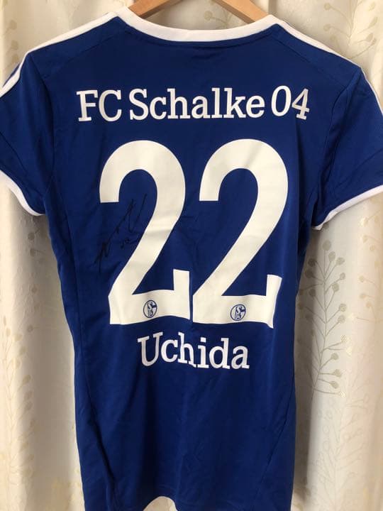 ≪未使用≫内田篤人さん　直筆サイン入り　ユニフォーム　シャルケ04