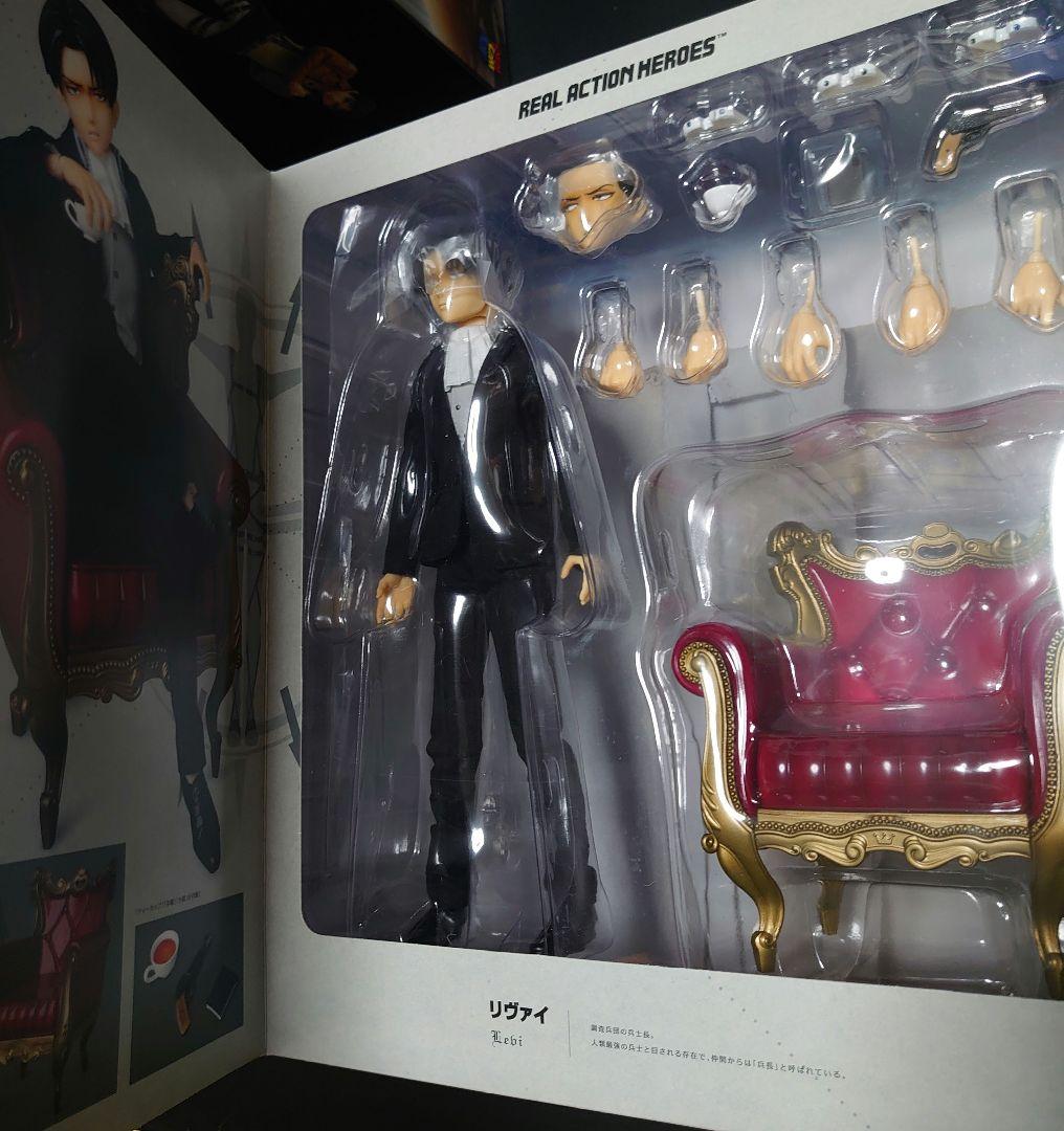 進撃の巨人 リアルアクションヒーローズ RAH エレン リヴァイ 兵長