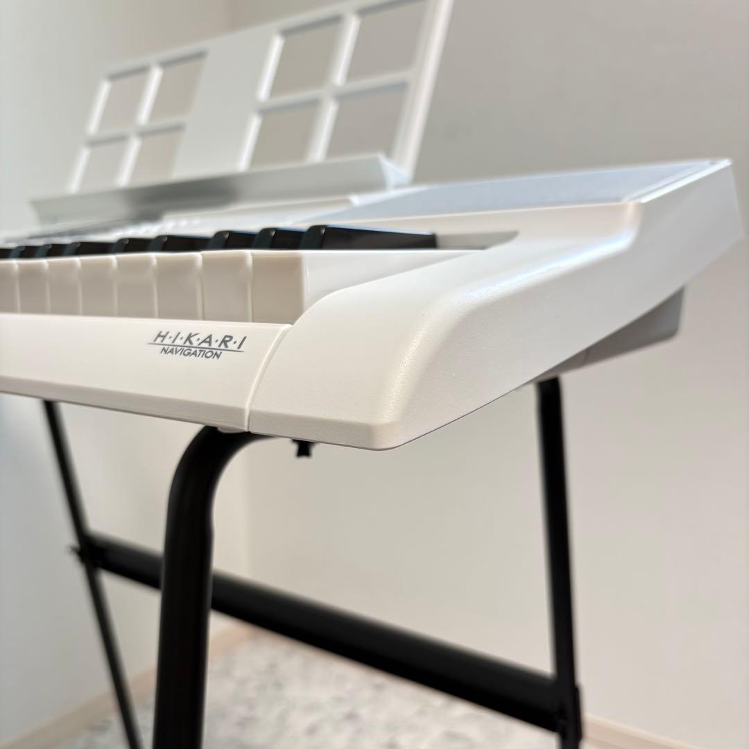 美品✨スタンド付き CASIOカシオ光ナビゲーションキーボードLK-516