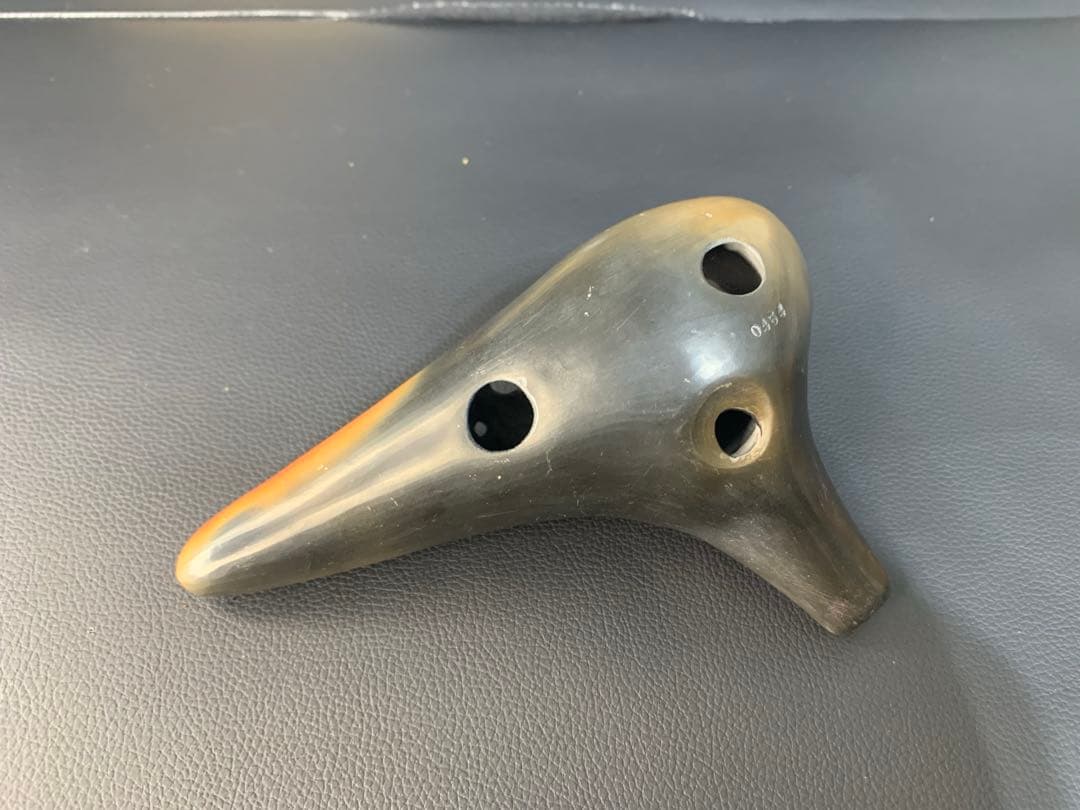 益子 白土 洋介 オカリナ オカリーナ 木箱付 蘭 笛 楽器 クレイトーン