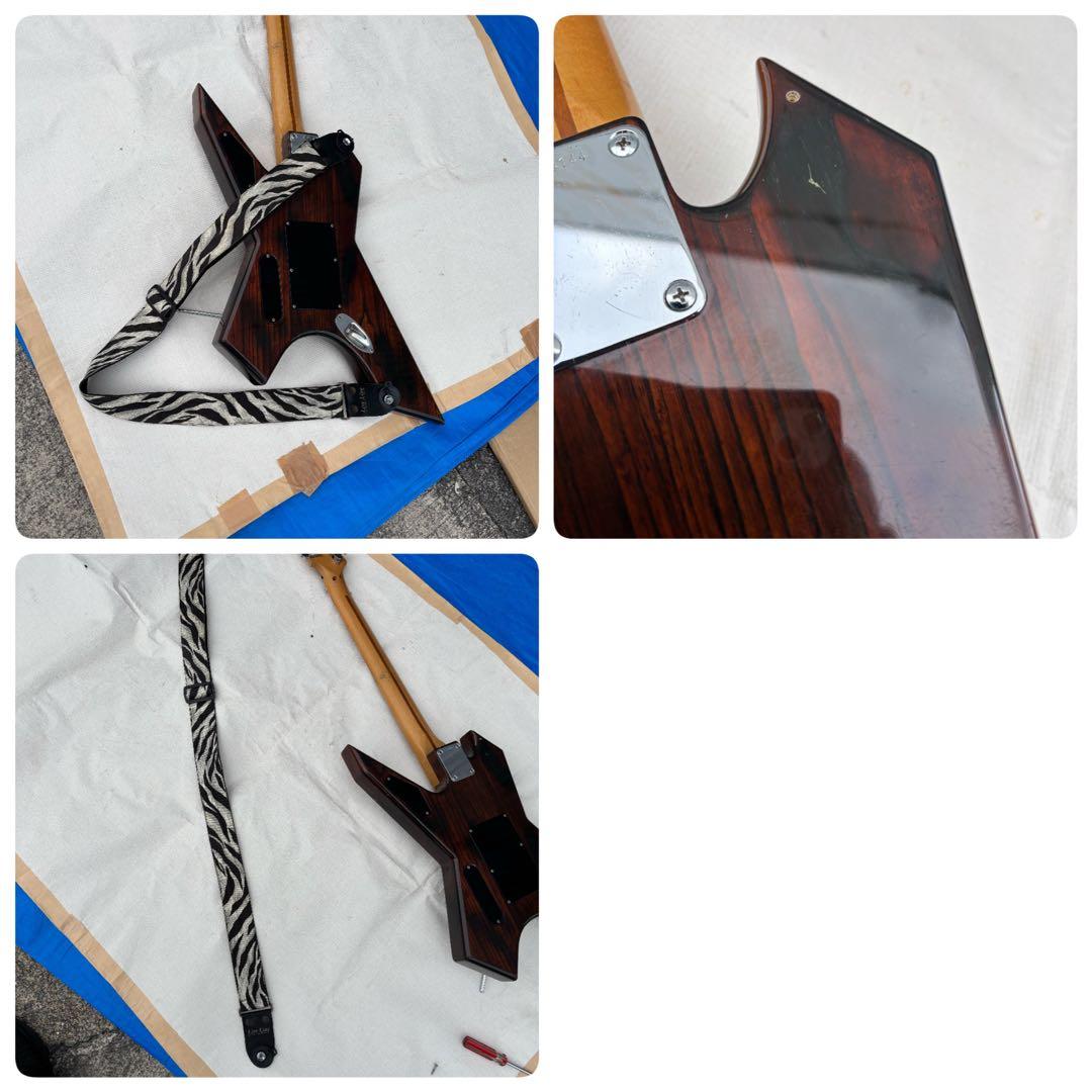 アンティークなKiller Guitars ケ-ス付き 6弦 エレキギター