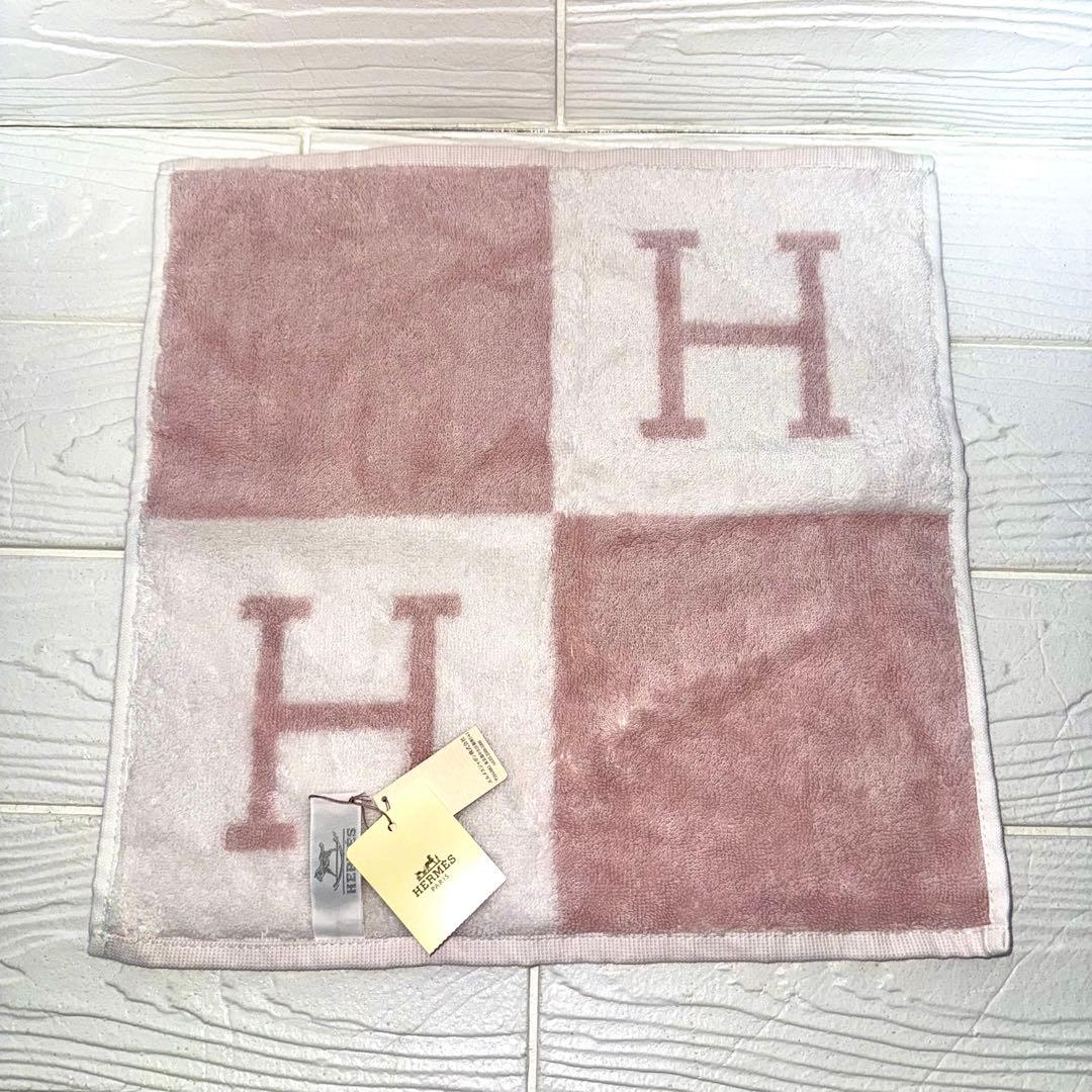未使用タグ付き HERMES エルメス アヴァロン タオル 2枚セット