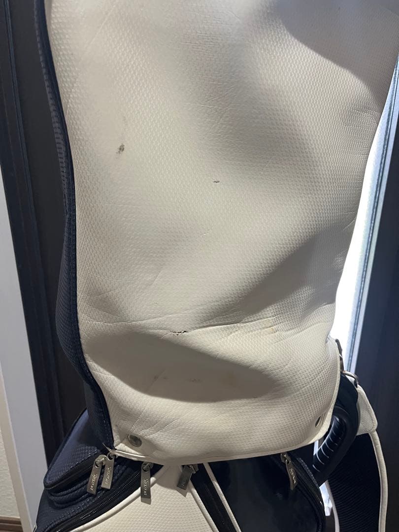 SRIXONキャディバッグ ホワイト/ブラック/レッド