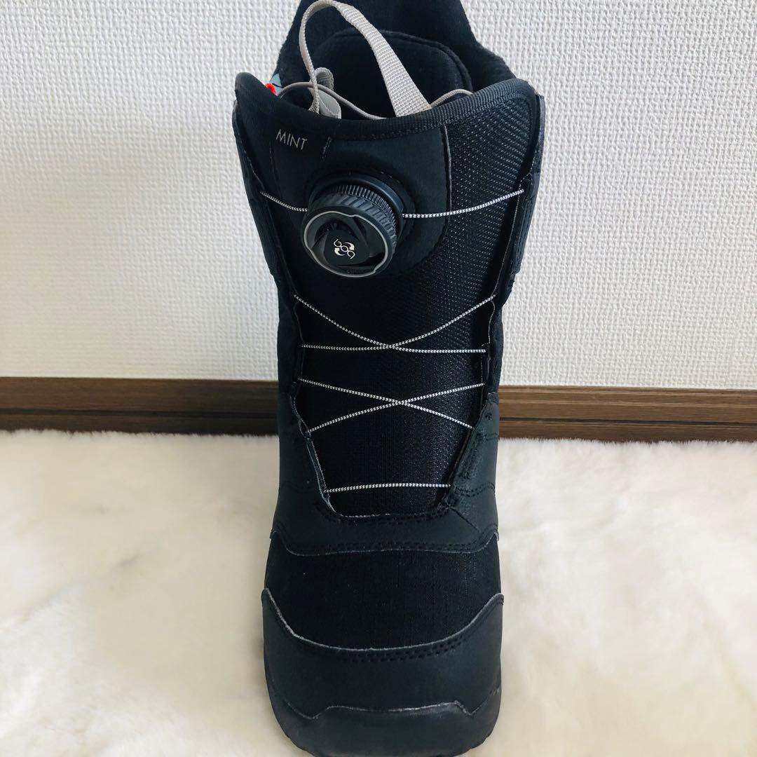【美品】BURTON スノーボードブーツ　MINT BOA 24cm ブラック